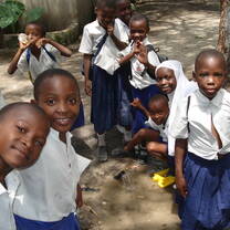Primary pupils in Tanzania