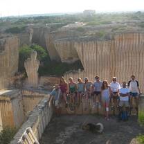 VFP international volunteer group on a construction project in Spain
