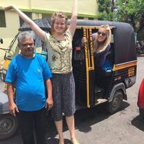 Volunteers in India 
