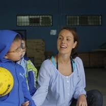 work with handicapped children