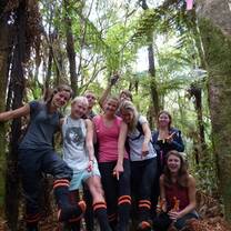 Volunteers at the Pupu Rangi Nature Sanctuary