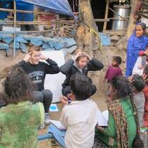 volunteers in India