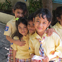 Volunteer with Children in Bali with Friends for Asia