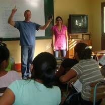 Teaching English in a language institute