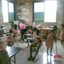 Students at the Pagus Learning Center in Ghana