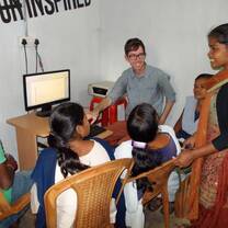 ICS Volunteer Jo in India