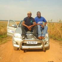 Fellow in Zambia, with one of his Community Health Associates 
