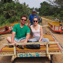Volunteer in Cambodia, Bamboo Trains