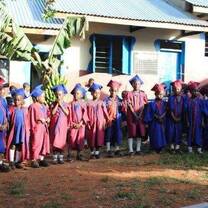 young orphans who have passed to go to the next class