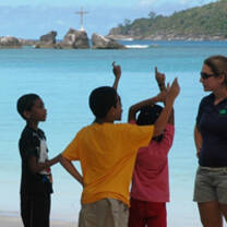 Marine conservation volunteering in the Seychelles