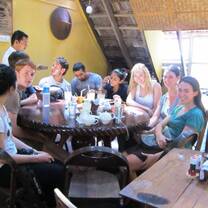 Volunteer abroad training session