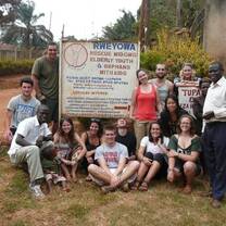 RWEYOWA Uganda volunteers posing for a group photo