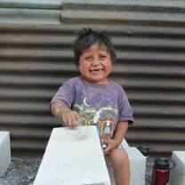 One of the local children, Nacho