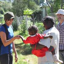Meeting the locals