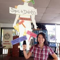 Health Education with "Diego" (Diabetes Man)