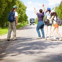 Volunteers wait for children to arrive for Summer camp, Russia, Jun 2013