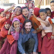 Volunteer and Young Monk Students!