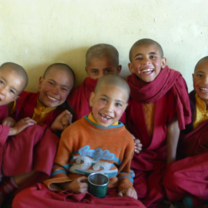 Young Buddhist Monk Students of Ladakh, Northern India