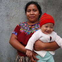 Picture of families in Guatemala