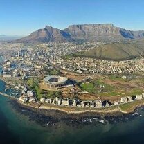 Aerial view of Cape Town 