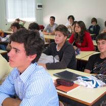 Students in the classroom in Portugal