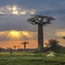 Sunset in Madagascar.