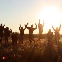 Volunteers in the bush