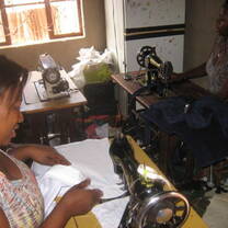 One of beneficiaries taking on a project CTN started for her.