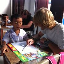 Volunteer teaching in Thailand