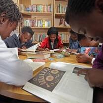 students during their reading class