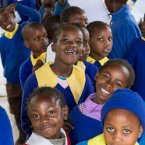 kids smiling