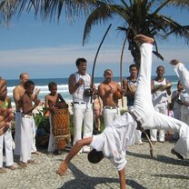 Capoeira on the beach Sports, volunteer abroad, capoeira, volunteer in Brazil,
