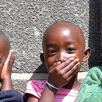 Volunteering with children in Rwanda with Bamboo