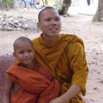 Cambodian novice monks Bright Light Volunteers