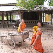 Young Cambodia monks Bright Light Volunteers