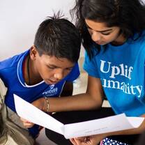 UHI volunteer in action