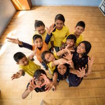 Students in Guatemala 