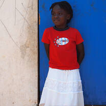 Work with children in Haiti