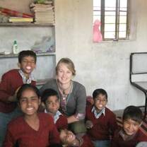 Volunteer teaching in India 