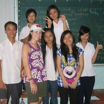 Volunteer teaching in Vietnam