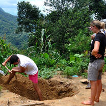 Constructing Toilet in rural areas of Nepal