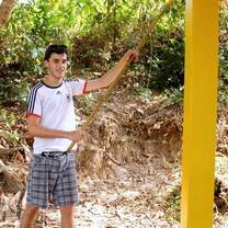 Repainting the medical clinic.