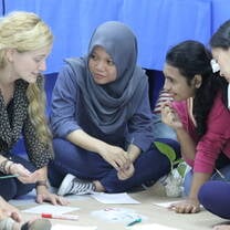 Building relationships across cultures.