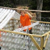 Building eco-friendly greenhouses in the community