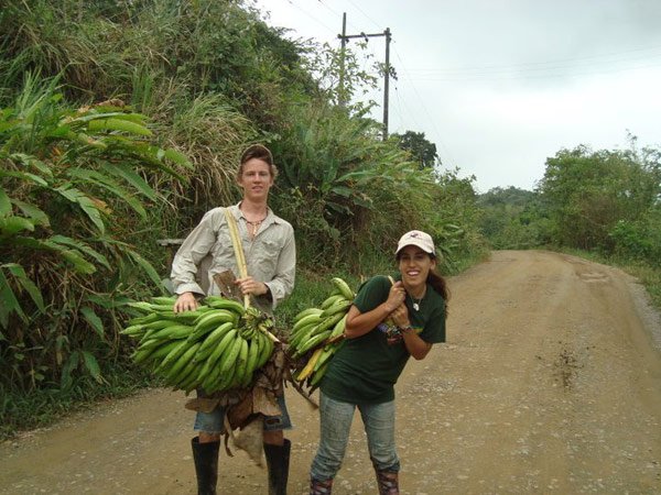 Max volunteering in Ecuador