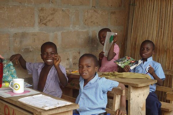 Work with children in Ghana with Volta Aid Foundation