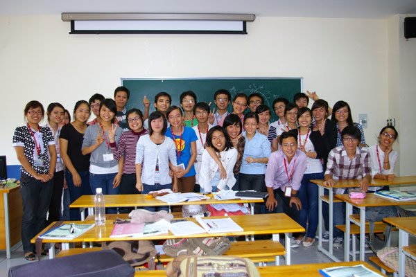 Classroom in Hanoi, Vietnam