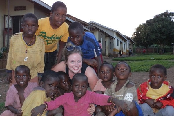 Alyssa learned about herself while volunteering with children in Uganda