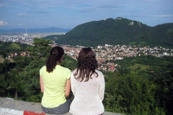 Alyssa volunteering in Romania