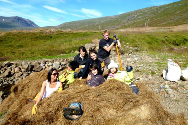 Volunteers in Iceland